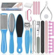 Professional Pedicure Tools Set, 20 in 1 Foot Files Callus Remover Pedicure Kit