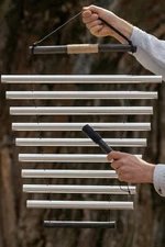 Healing tool “Chakra Sound” Rawa, 9-note flow chimes, meditation bowl sound