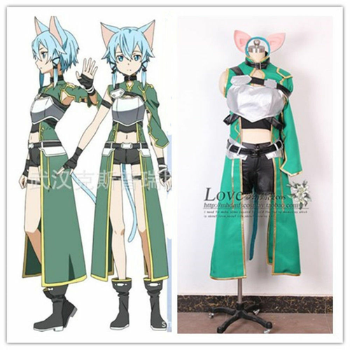 Sao Sword Art Online ALO Alfheim Sinon Conjunto Completo Disfraz de Cosplay - Imagen 6 de 8