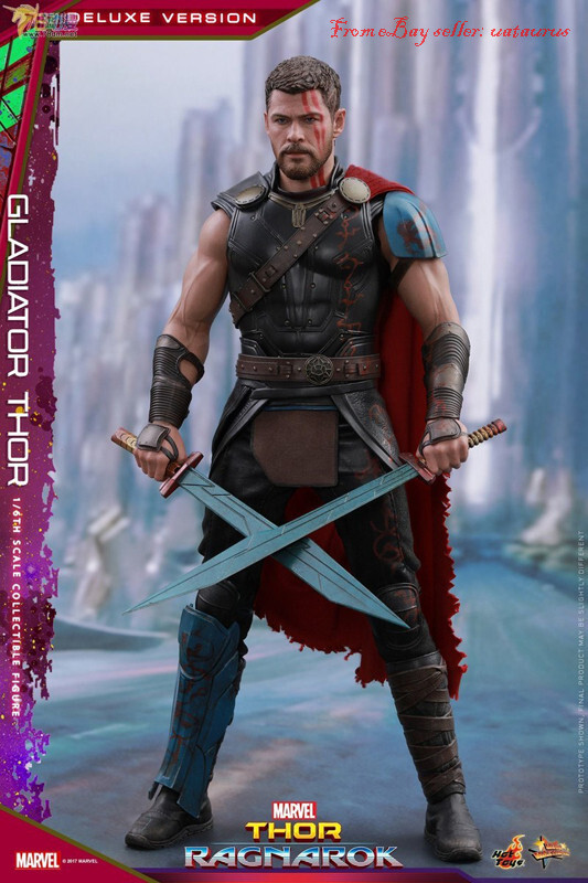 Perfect Hot Toys 1/6 Mms445 Thor 3- Ragnarok Thor Deluxe Edition