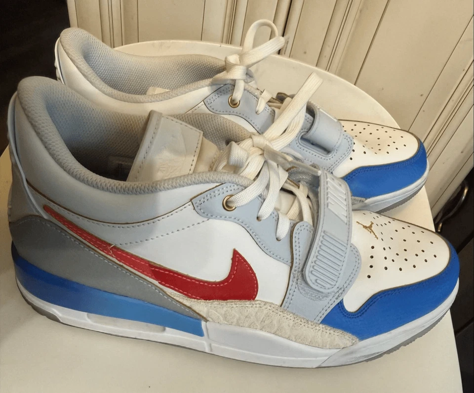 Nike Hombres Air Jordan Legacy 312 Low Game Royal Zapatos de Baloncesto Rojo Blanco Talla 11 Foto 4 de 4