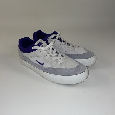 Nike SB Malor Shoes - Wolf Grey/ Court Purple (FV6064-006) Size 8