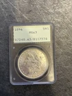 1896 Morgan Dollar MS63 PCGS Silver $1 Coin Uncirculated Philadelphia KM#110