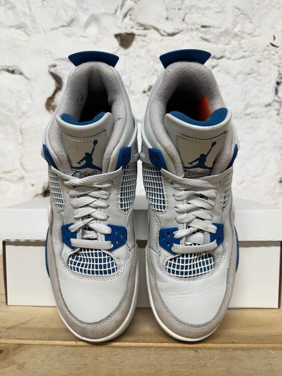 Air Jordan 4 Retro “Military Blue” GS Size 6.5Y Pre-owned Sneakers
