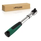 1/2 Inch Drive Extendable Ratchet Tool 12-17" Length 72 Tooth Fine Socket