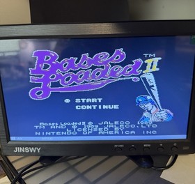 Bases Loaded II 2 Second Season ORIGINAL Nintendo NES Game - TESTED