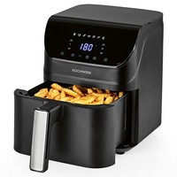 🍟 Rachs Kochwerk HeißLuft Fritteuse Airfryer 4 L Schwarz Mit 7 Programme ✅Neu✅