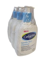 3 Pack Cetaphil Gentle Facial Cleanser Dry To Normal Sensitive Skin 16 oz Each