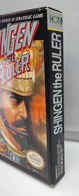 Shingen the Ruler NES Nintendo Oval SOQ REV-A 1990 CIB MAP Tested