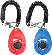 Dog Training Clicker with Wrist Strap -  Durable Lightweight Easy to Use, Pet Tr