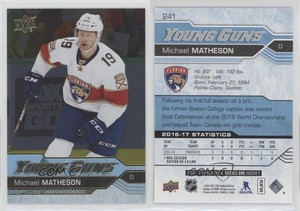 2016-17 Upper Deck Young Guns Silver Foil Michael Matheson #241 Rookie RC