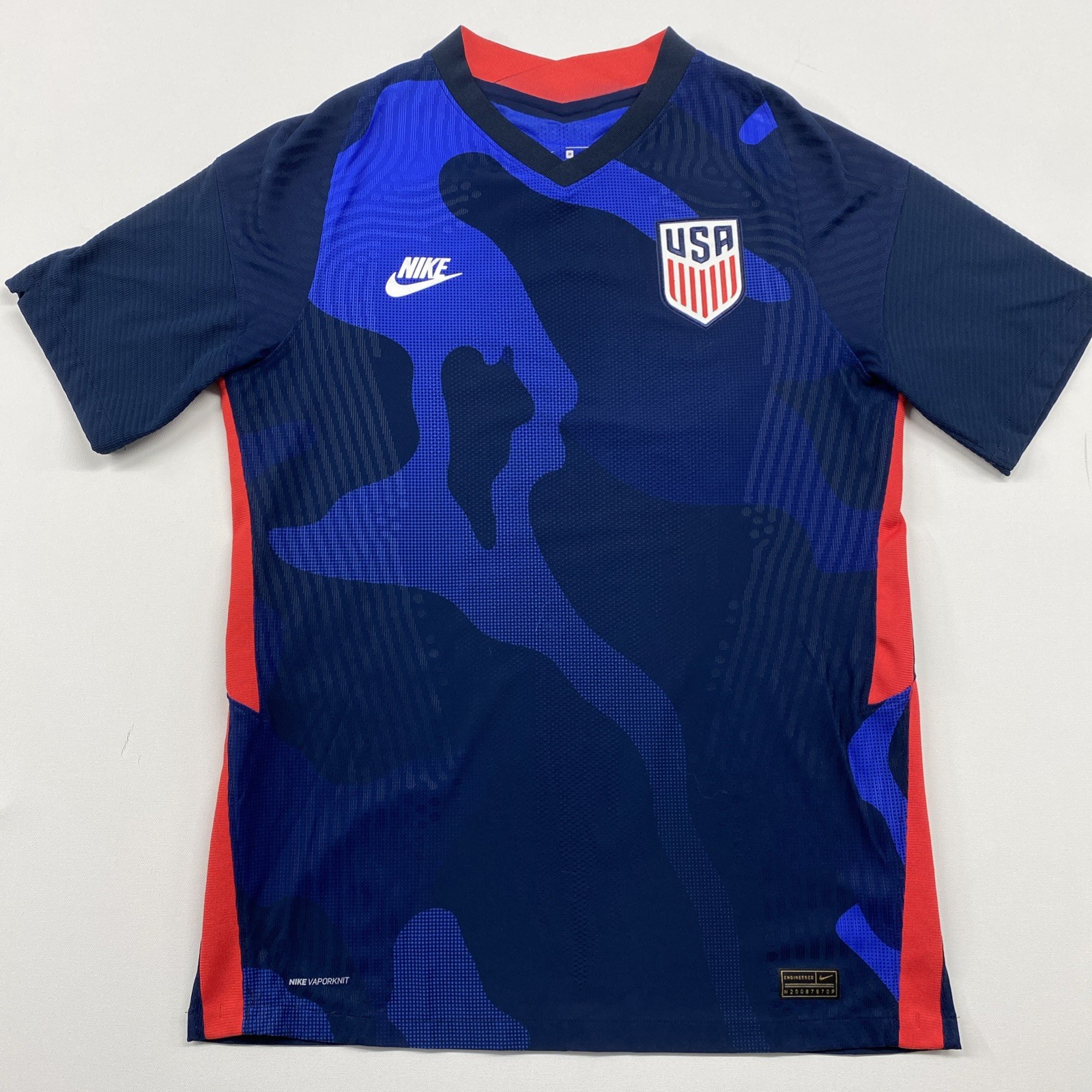 Nike USMNT 2020 Away Vaporknit Authentic Soccer Jersey Camo Mens Medium Blank