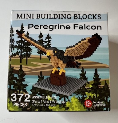 Peregrine Falcon Mini Building Blocks Set 372 Pcs Nano Bricks Bird of Prey Toy