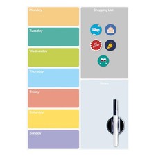 Week Planner Magnetic Fridge Board