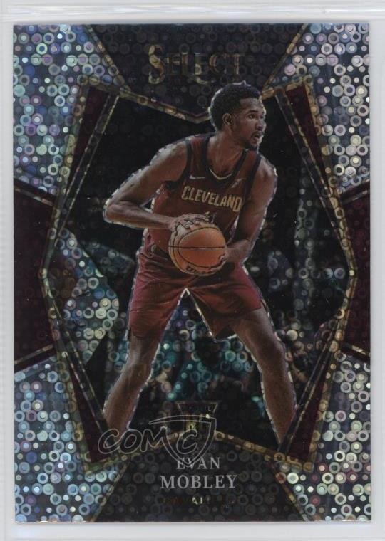 2021-22 Panini Select Premier Level Disco Prizm Evan Mobley #110 0x49