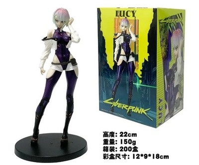 Cyberpunk Edgerunners Figure The Gun Rebecca Anime Figure W/ BOX