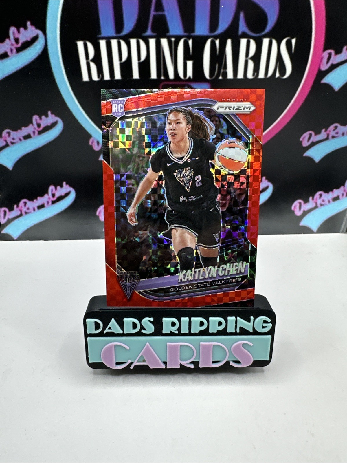 2025 Panini Prizm WNBA - Kaitlyn Chen #100 Red Power Prizm /75 (RC)
