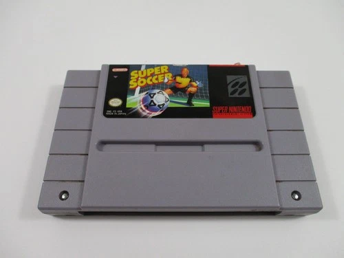 SUPER SOCCER Super Nintendo SNES Game Cartridge Authentic!