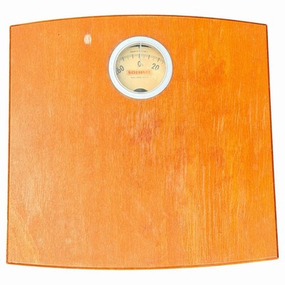 Vintage Soehnle Wooden Analog Dial Mechanical Bathroom Scale Made in Germany VTG