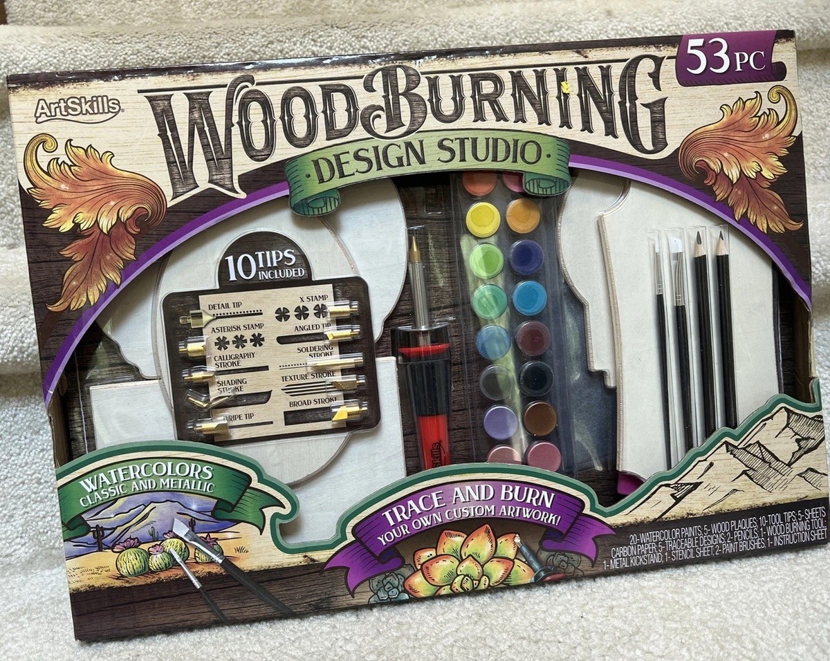 ArtSkills Wood Burning Kit 53-piece Set Ages 12 for sale online
