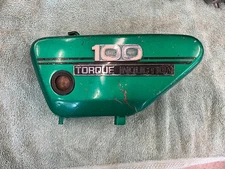 1972 Yamaha LT2 LT 100 Two Stroke Oil Tank Side Cover 1973 72 73 Green