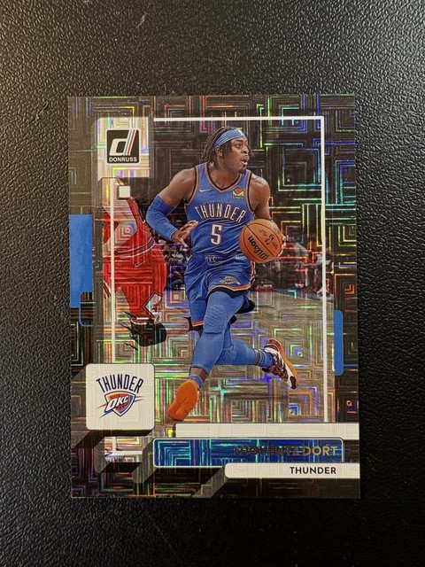 2022-23 Panini Donruss Luguentz Dort #101 Black Choice 1/1 Thunder SSP