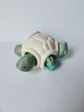 Vintage 1987 Fisher Price Smooshees SHELLY TURTLE SHELL Cuddler Plush w/ SHELL