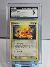 Teddiursa 77/115 EX Unseen Forces Pokemon CGC 9 Gem Mint