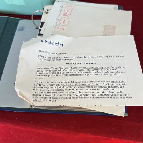 Nantucket CLIPPER Binder w/ Box VTG DOS incl. Floppies! 1987 - Picture 9 of 9