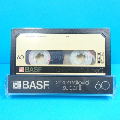   1x BASF Chromdioxid Super II 60 * Type 2 * Cassette Kassette кассета ** 1981
