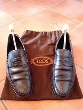 TOD'S Loafers aus Kalbsleder in schwarz UK 8,5 EU 42,5