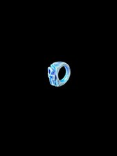Egyptian Blue Ankh Ring | Handcrafted Faience Style Ring of Eternal Life | Egypt
