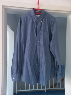 GANT Herren Hemd XL  Blau Rot  Baumwolle