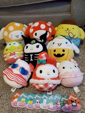 Lot Squishmallows Sanrio Squad Cinnamoroll Kuromi My Melody Hello Kitty Keroppi