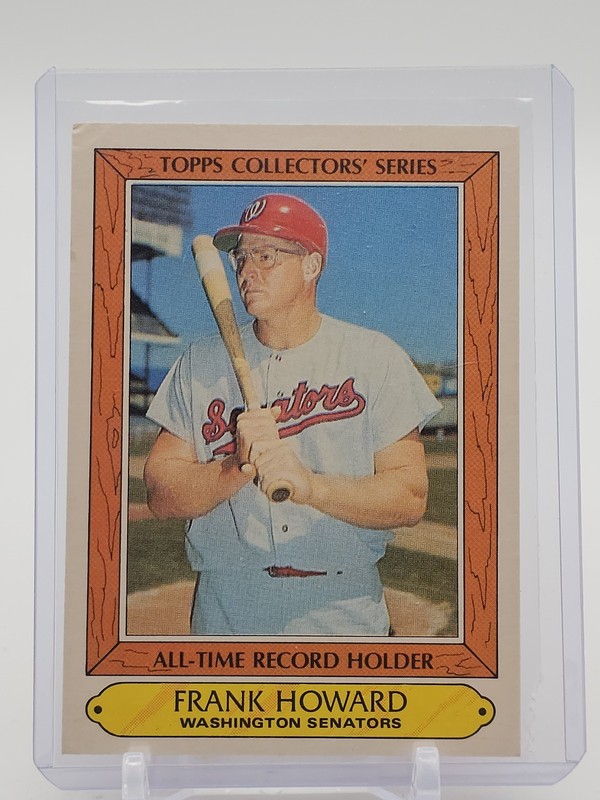 FRANK HOWARD 1985 TOPPS COLLECTORS SERIES #19 WASHINGTON SENATORS Q7183