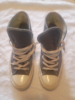Converse Chuck Taylor Hi x CDG Comme Des Garcons PLAY Gray Men's size 5 wo's7