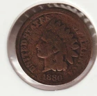US Rare Old West 1880 Indian Head Penny Coin American Collection Shield Cent USA