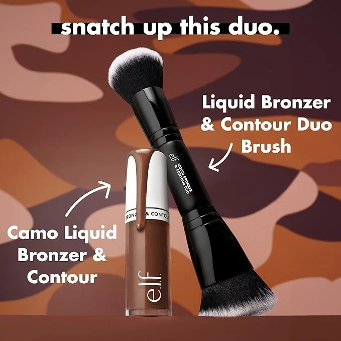 e.l.f. Camo Liquid Bronzer & Contour, Silky Highly Pigmented Formula, Creates a - Image 2 of 4