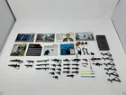 LARGE LOT VINTAGE HASBRO KENNER STAR WARS POTF LOT PARTS ACCESSORIES LIGHT SABER