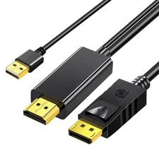 Kumiho HDMI to DisplayPort Cable 4K@60Hz Adapter for PC Laptop Graphics Card 6FT