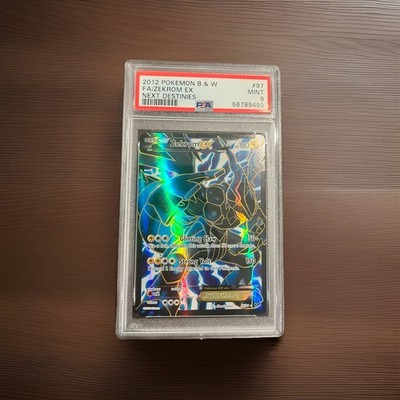 Pokemon Full Art Zekrom EX Next Destinies PSA 9 | eBay