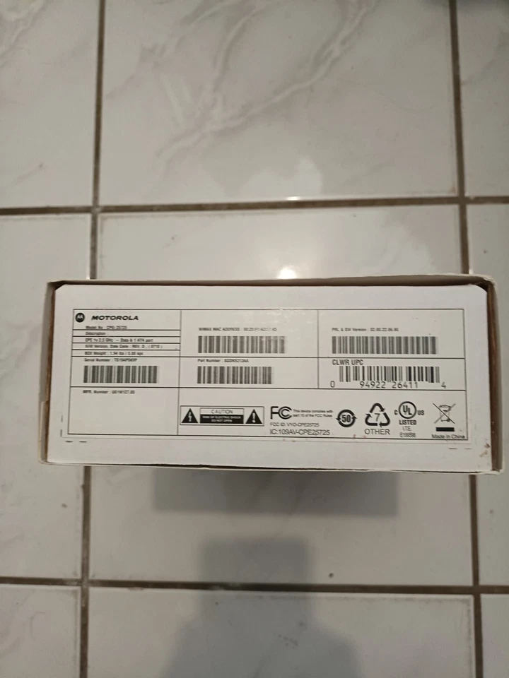 MOTOROLA WiMAX Clear MODEM SERIES M Model CPEi725 - Home or Office - HIGH SPEED - Image 2 of 3