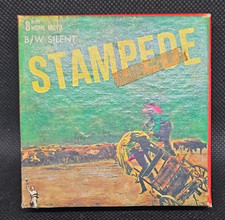 Vintage Castle Films Stampede 8mm 1947 WB3 B/W Silent Movie
