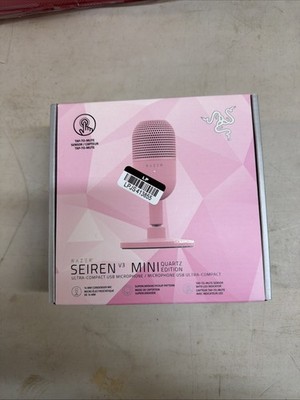 New Sealed Razer Seiren V3 Mini Quartz Edition- Ultra-Compact USB Microphone 