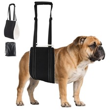 Upgraded Dog Sling Small Hind Leg Hip Support Rehab Lift Aid Black Size S