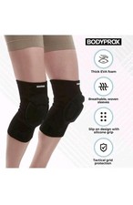 BodyProx Thick Black Protective Knee Pads Size Medium Outdoor Volleyball Sports