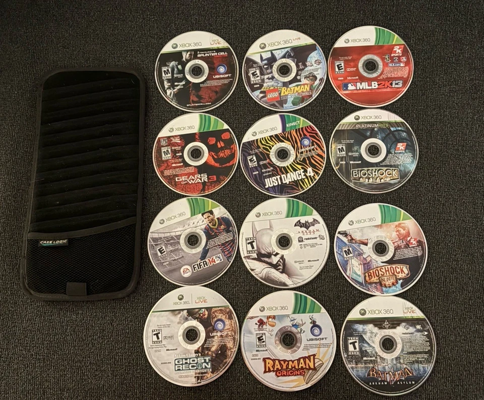 Microsoft Xbox 360 Game Lot Of 48 - Halo, Skyrim, Resident Evil, Rayman, COD…. - Image 4 of 4