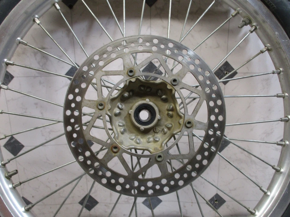 Yamaha yz250 yz 250 1994 94 Front wheel rim hub 80/100-21 tire - Image 2 of 4