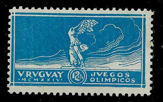 HICK GIRL OLD MINT N.G. URUGUAY SC#284 VICTORIA OF SAMOTHRACE A5416