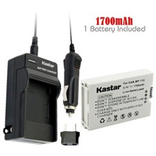 Kastar 1 Battery Charger kit for Canon BP-110 BP110 CG-110